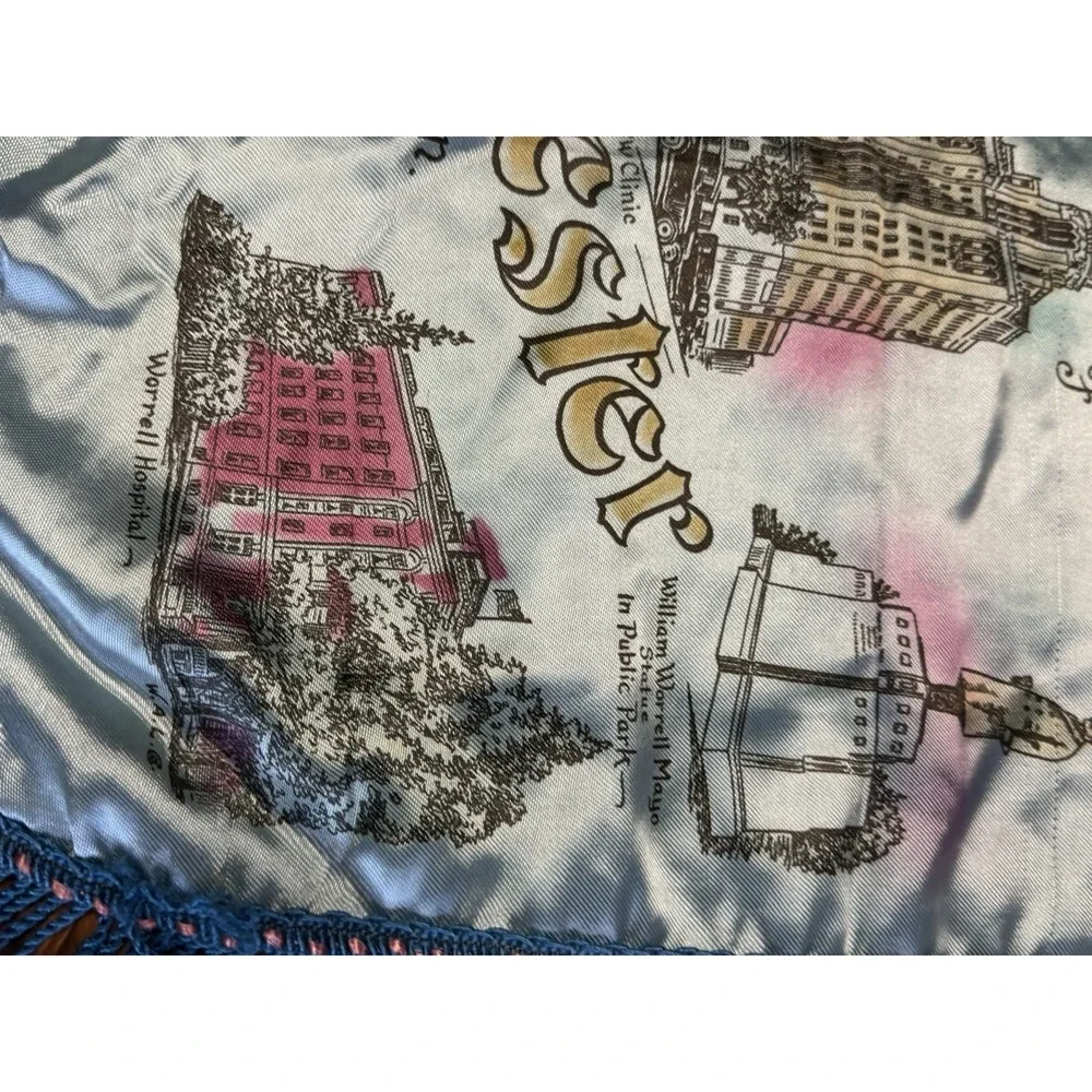Rochester Minnesota Vintage Silk Pillow Sham 